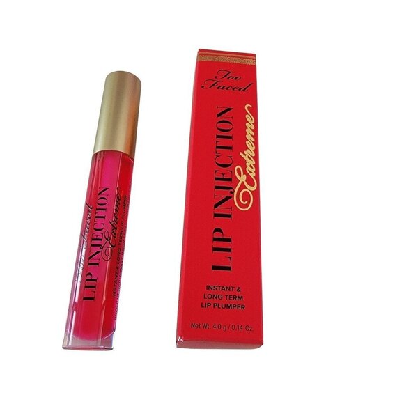 TOO FACED Lip Injection Extreme Plumper Pink Punch New In Box - Picture 2 of 13